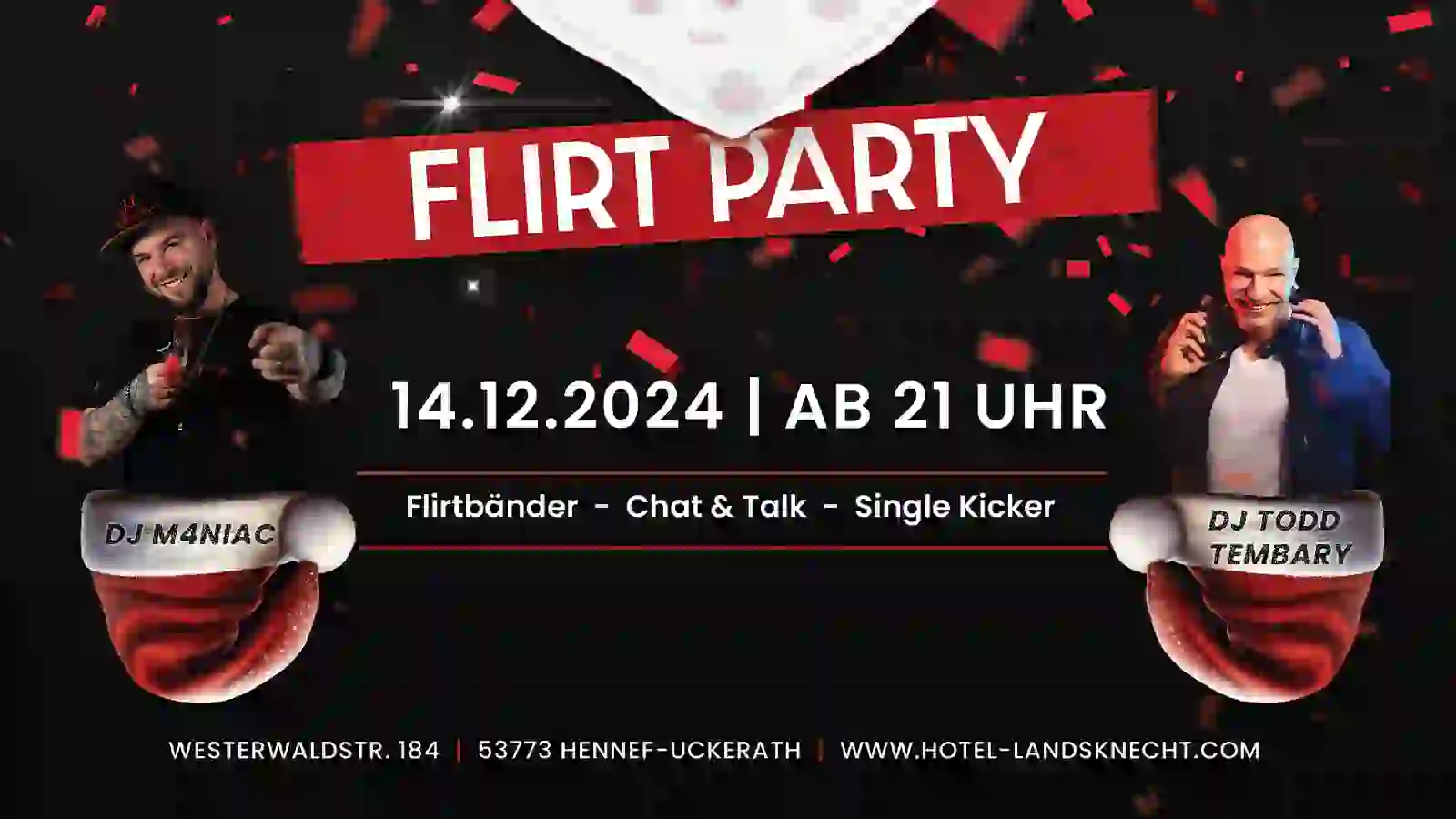 Christmas Love Flirt Party Schaukelkeller