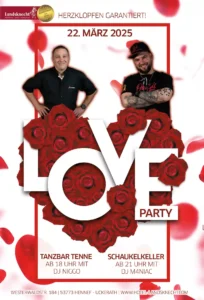 Love Party Schaukelkeller Tanzbar Tenne Single Party