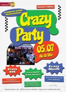 Crazy Party Tanzbar Tenne