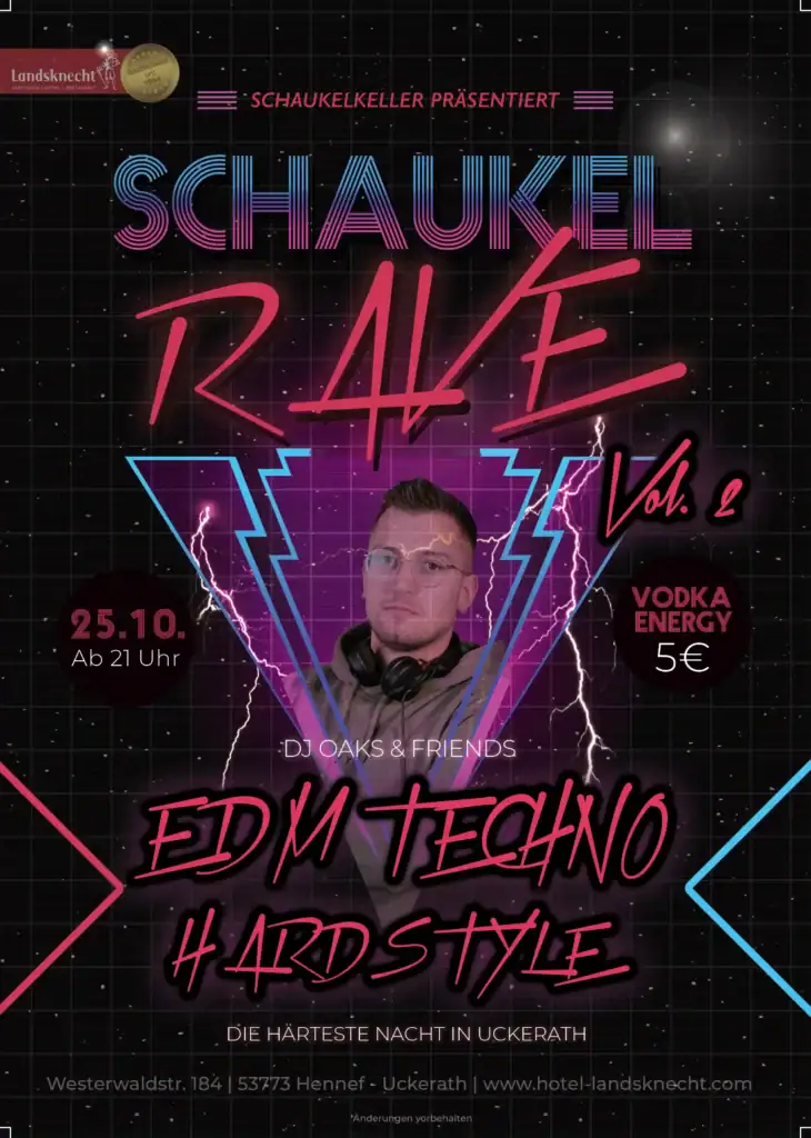 Schaukel Rave Vol. 2 im Schaukelkeller