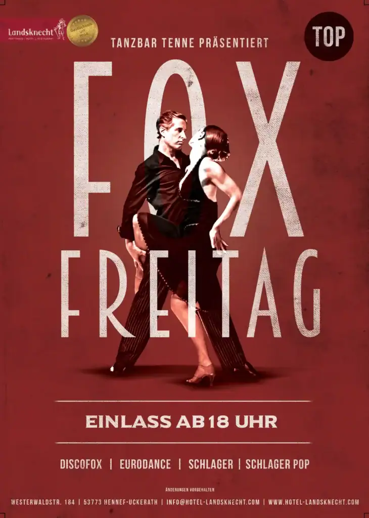 Fox Freitag in der Tanzbar Tenne