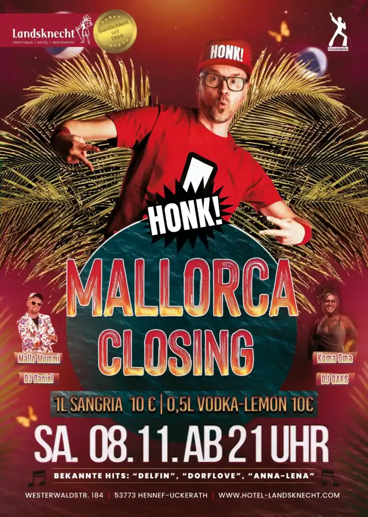 Mallorca Closing Honk Schaukelkeller