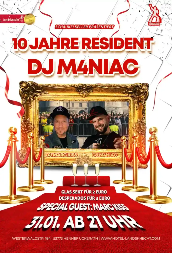 10 Jahre mM4niac Flyer