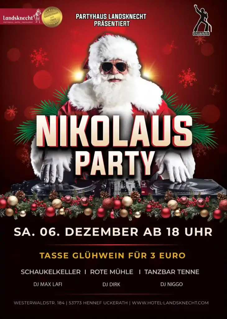 Nikolaus Party Schaukelkeller