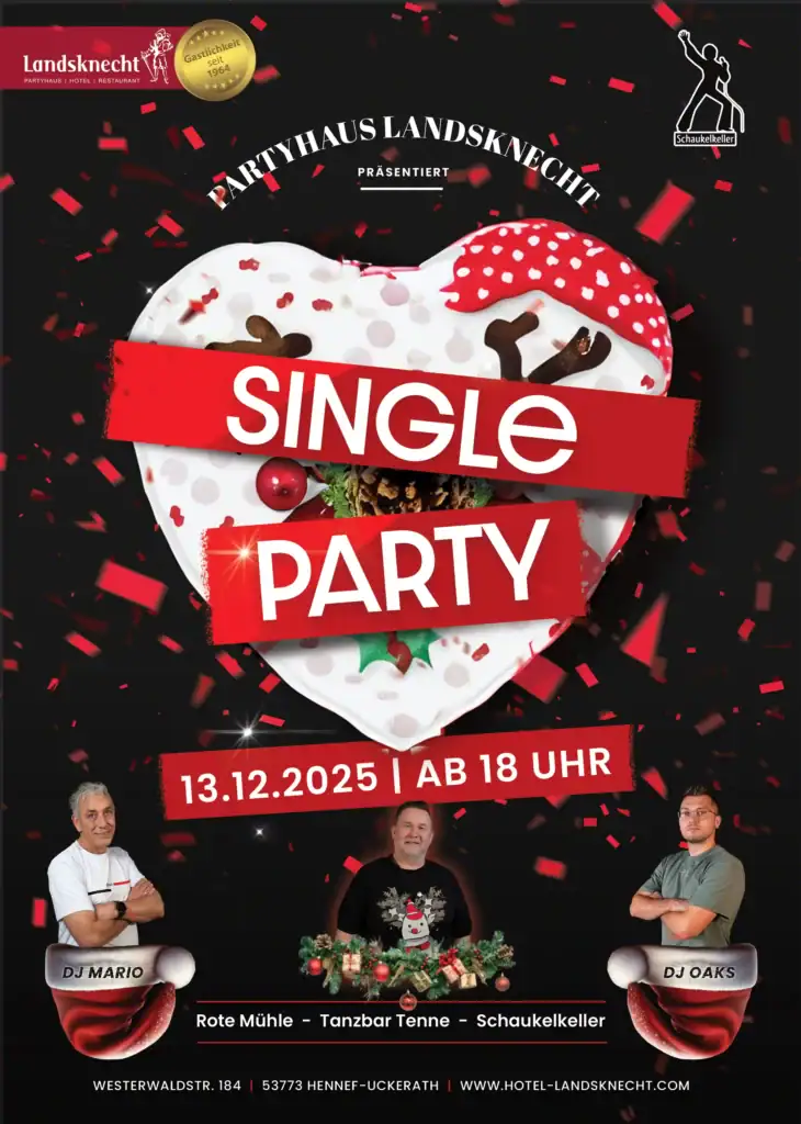 Single Party Christmas Schaukelkeller