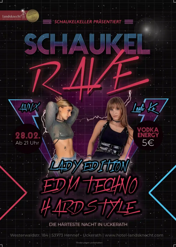 Schaukel Rave Lady Edition