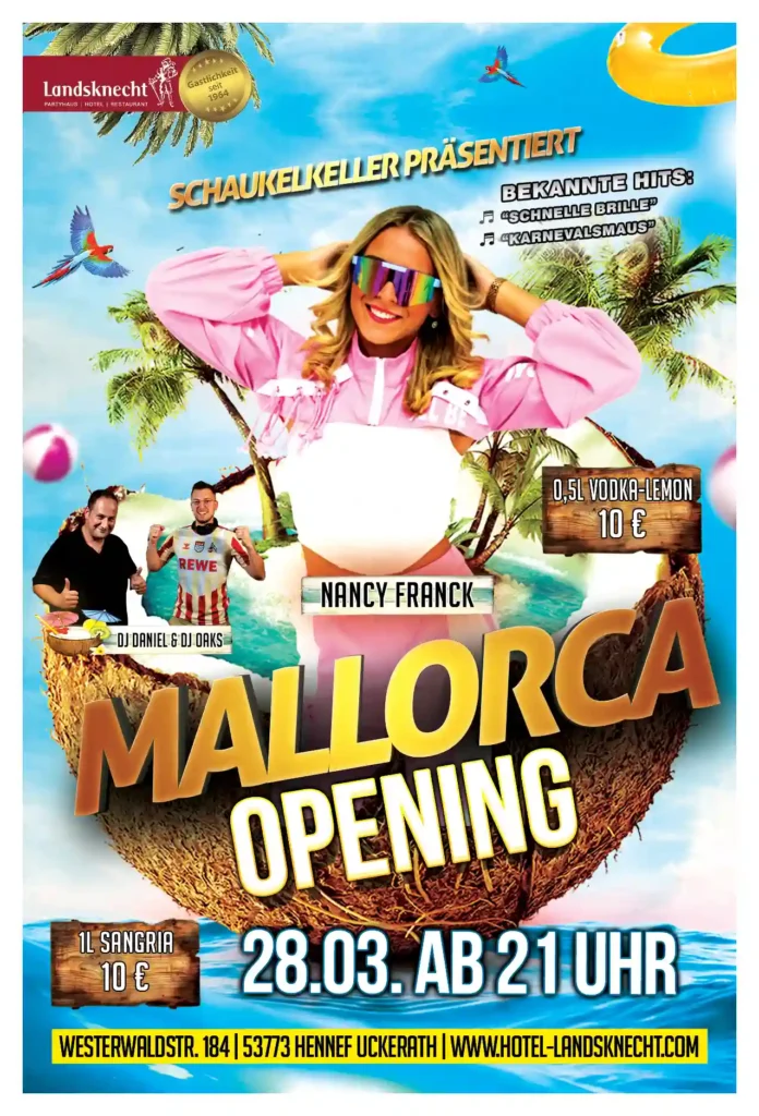 Mallorca Opening Nancy Frank
