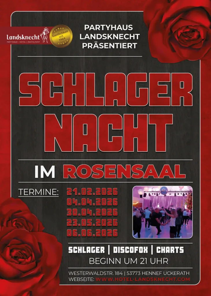 Schlager Nacht Rosensaal