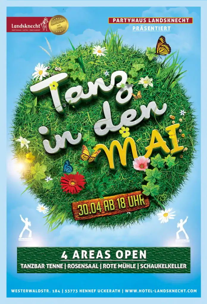 Tanz in den Mai 2026 Partyhaus Landsknecht